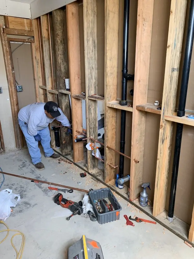 Commercial rough-in plumbing for Gas Line Repair in Dakota Ridge